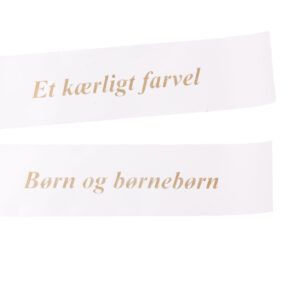 Bånd til din sidste hilsen