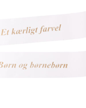 Ribbon for your last greeting